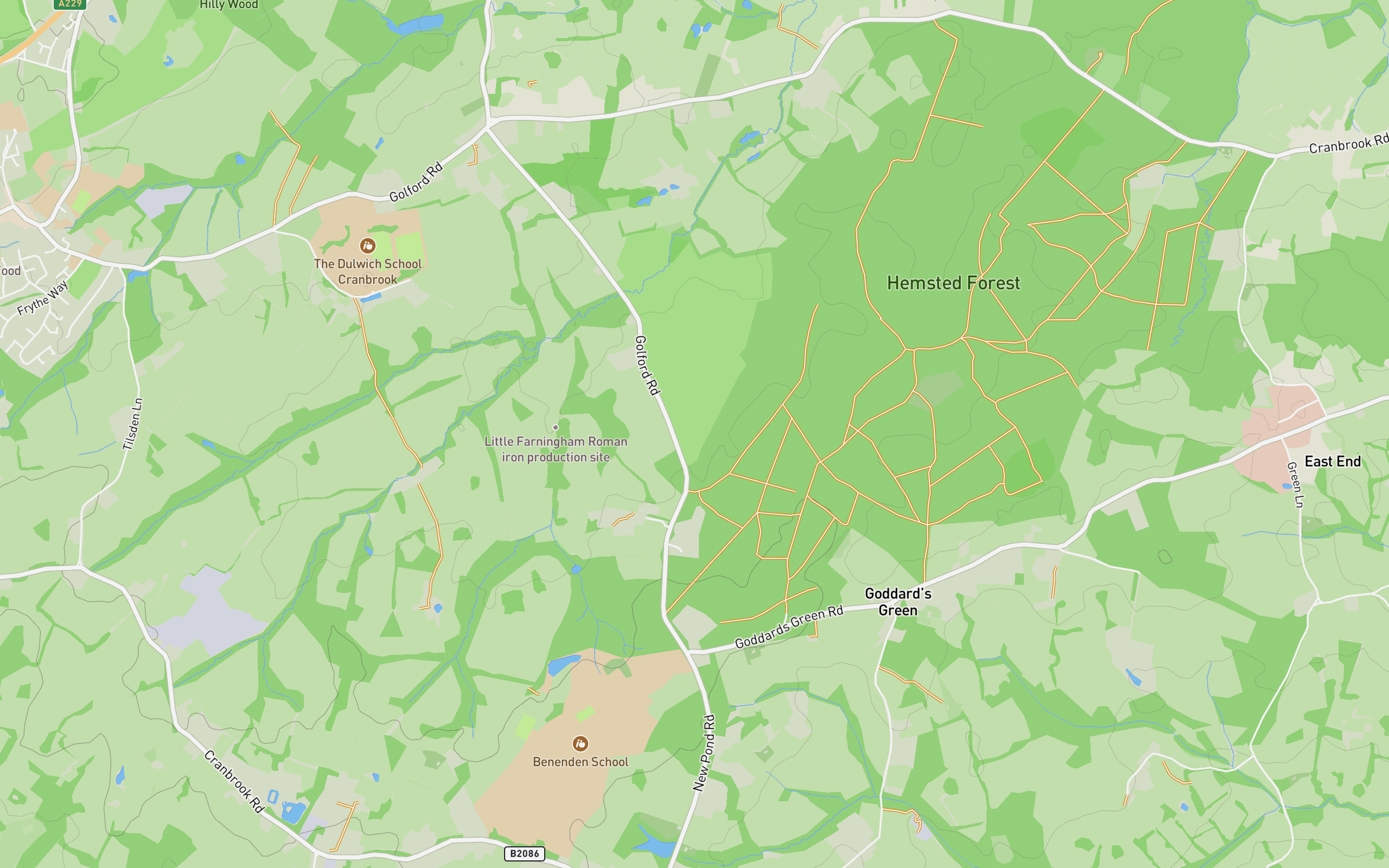 Cranbrook (formerly Hemsted Forest) Golf Club (Permanently closed)