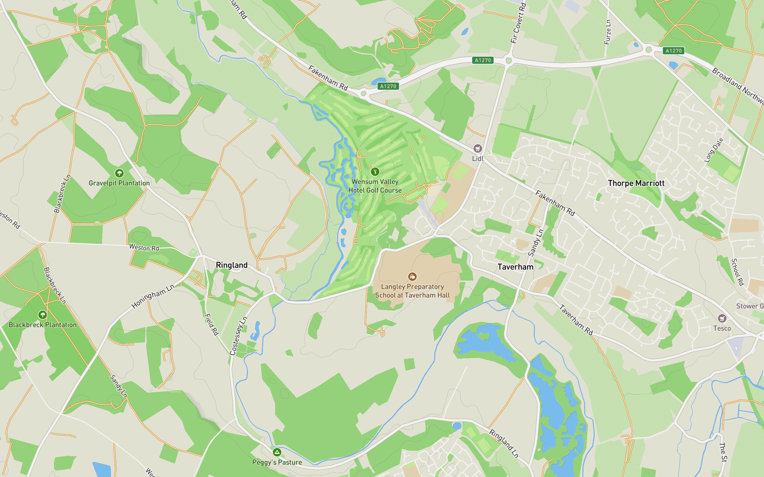 Wensum Valley Hotel Golf Course